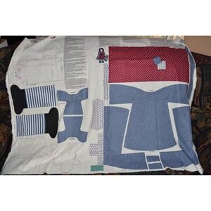 Springs Industries Raggedy Patch Kids Calico Annie Country Doll Cut & Sew Panel
